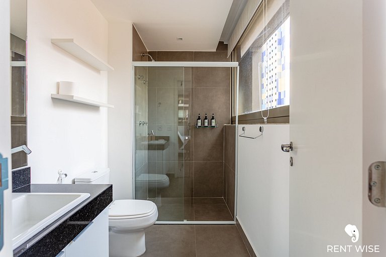 Studio Luxo- Academia, Coworking & Piscina-Jardins