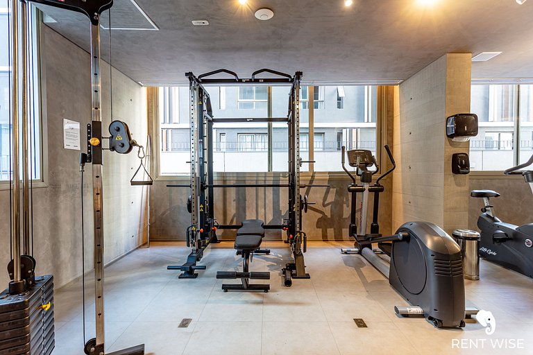 Studio Luxo- Academia, Coworking & Piscina-Jardins