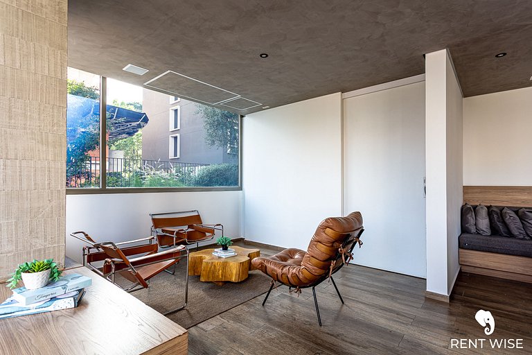 Studio Luxo- Academia, Coworking & Piscina-Jardins