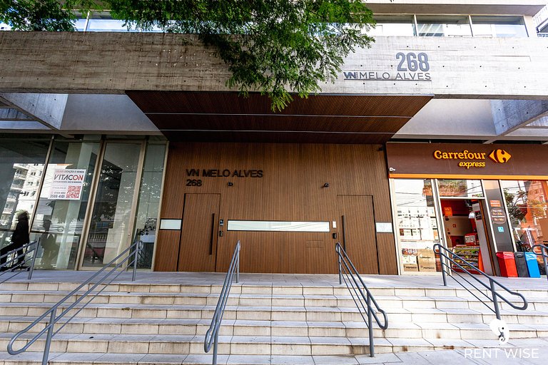 Studio Luxo- Academia, Coworking & Piscina-Jardins