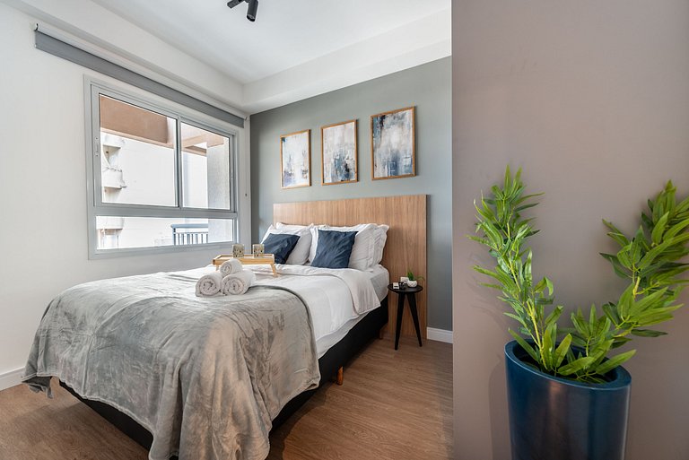 Modern 1-Bedroom Condo Close to Ibirapuera Park