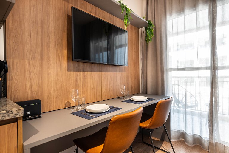 Modern 1-Bedroom Condo Close to Ibirapuera Park