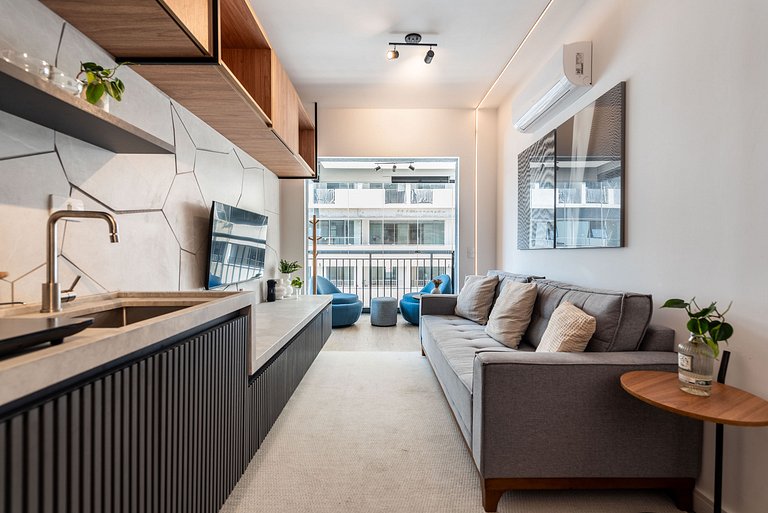 Modern 1-Bedroom Condo Close to Ibirapuera Park