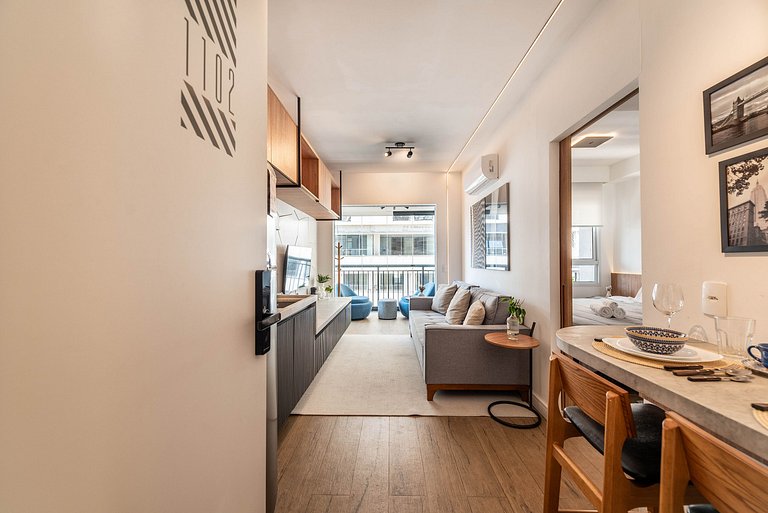 Modern 1-Bedroom Condo Close to Ibirapuera Park