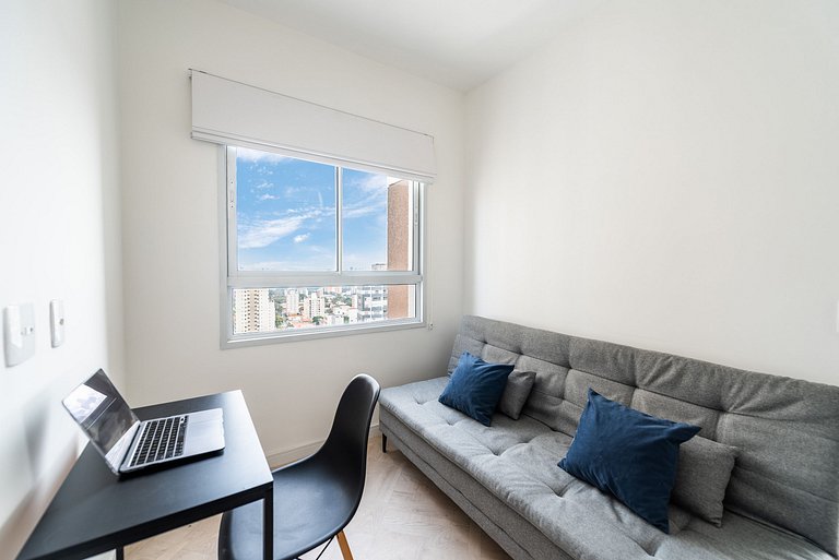 2 Dorm, varanda c/ vista e vaga - Vila Mariana