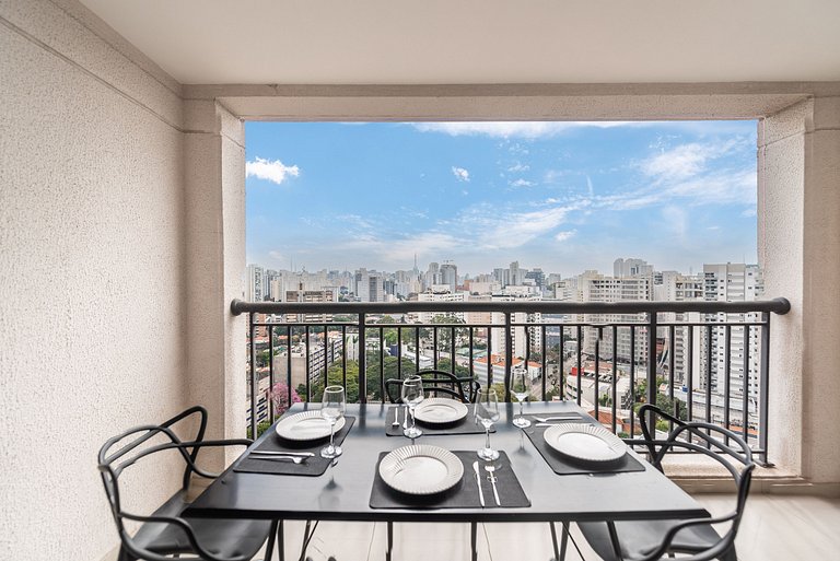 2 Dorm, varanda c/ vista e vaga - Vila Mariana