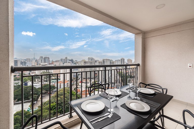 2 Dorm, varanda c/ vista e vaga - Vila Mariana
