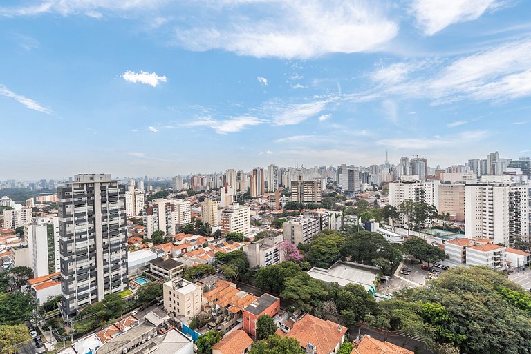 2 Dorm, varanda c/ vista e vaga - Vila Mariana