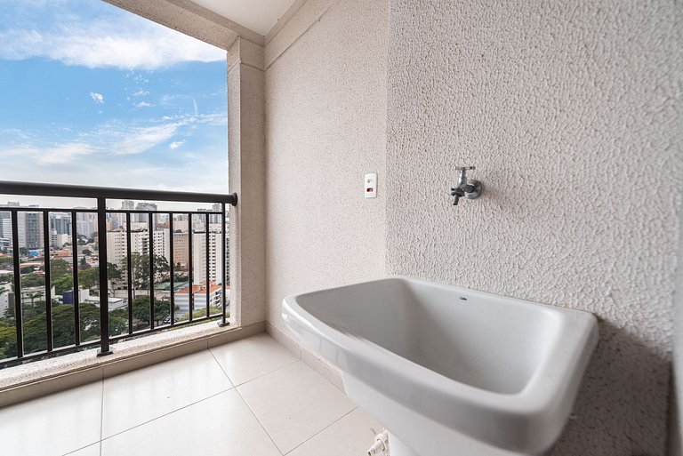 2 Dorm, varanda c/ vista e vaga - Vila Mariana