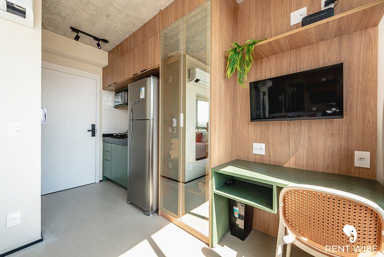 Conforto, ótima localização e A/C - Metrô Ana Rosa