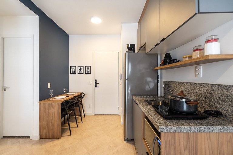 Modern 1-Bedroom Condo Close to Ibirapuera Park