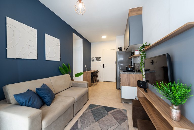 Modern 1-Bedroom Condo Close to Ibirapuera Park