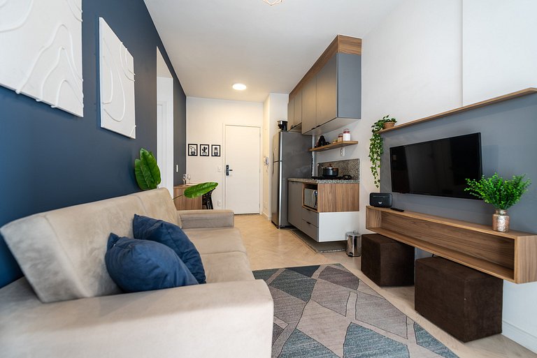 Modern 1-Bedroom Condo Close to Ibirapuera Park