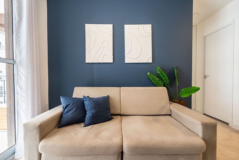 Modern 1-Bedroom Condo Close to Ibirapuera Park