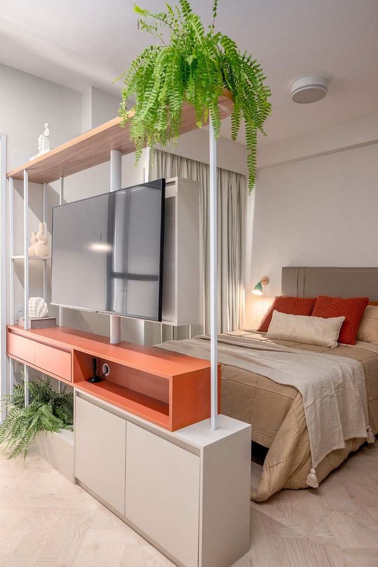 Studio novo, completo e decorado Próx. ao Metrô