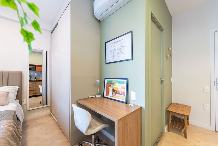 Modern 1-Bedroom Condo Close to Ibirapuera Park
