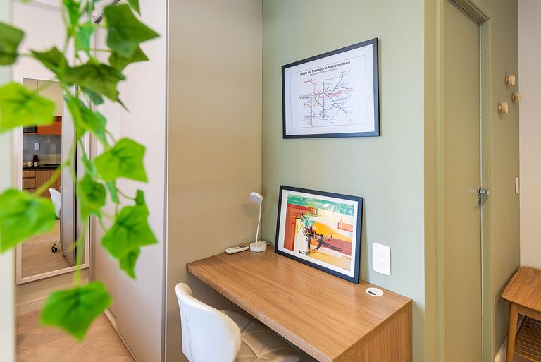Modern 1-Bedroom Condo Close to Ibirapuera Park