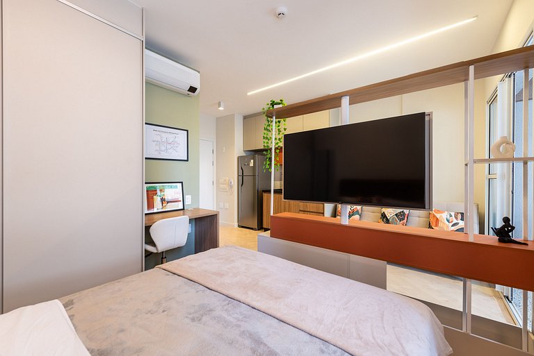 Modern 1-Bedroom Condo Close to Ibirapuera Park