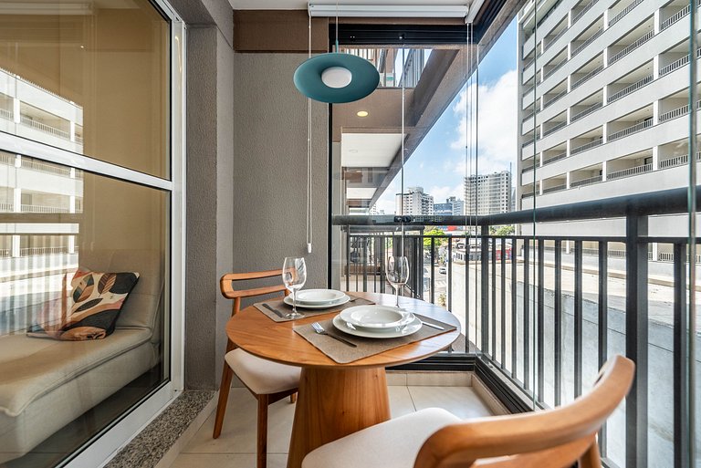 Modern 1-Bedroom Condo Close to Ibirapuera Park