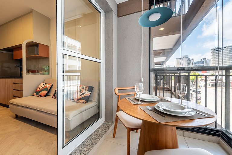 Modern 1-Bedroom Condo Close to Ibirapuera Park