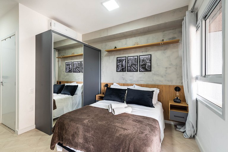 Modern 1-Bedroom Condo Close to Ibirapuera Park