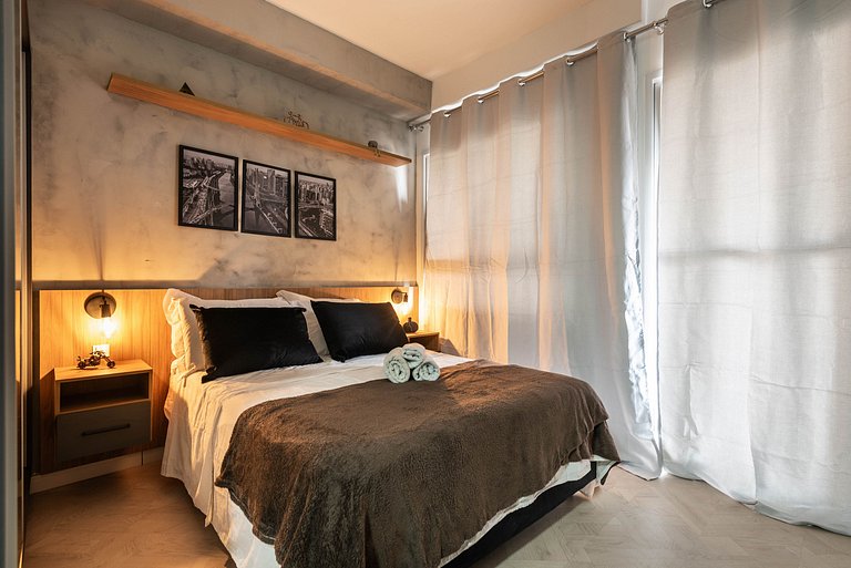 Modern 1-Bedroom Condo Close to Ibirapuera Park