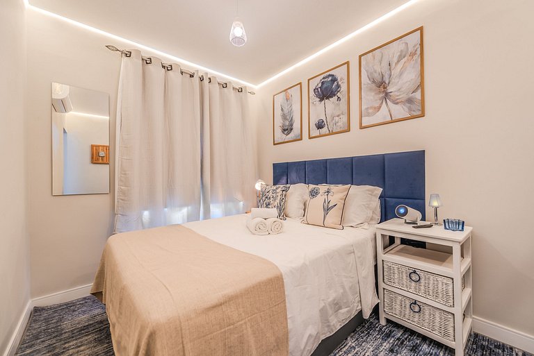 Ap Novinho c/ Varanda Garden e Telão - Aceita Pet