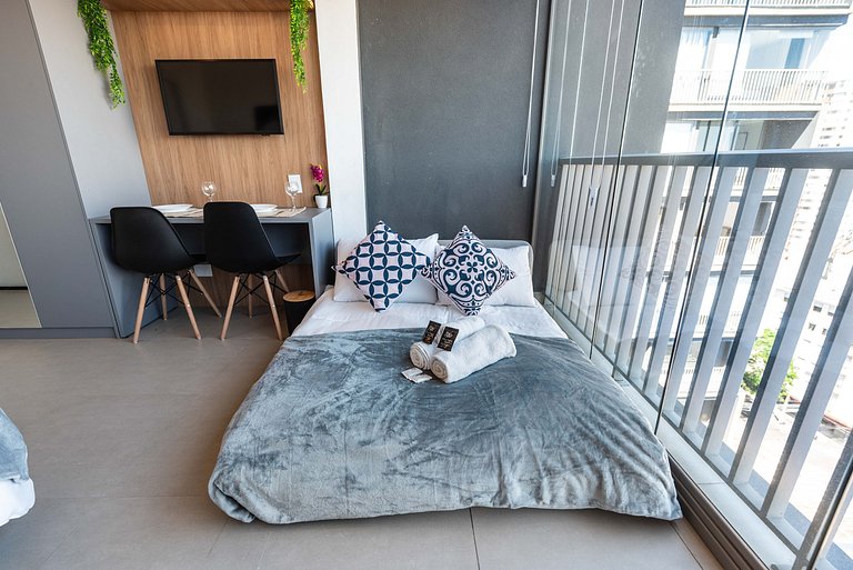 Studio Moderno Bem Localizado e Prox do Metrô