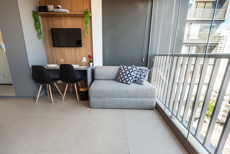 Studio Moderno Bem Localizado e Prox do Metrô
