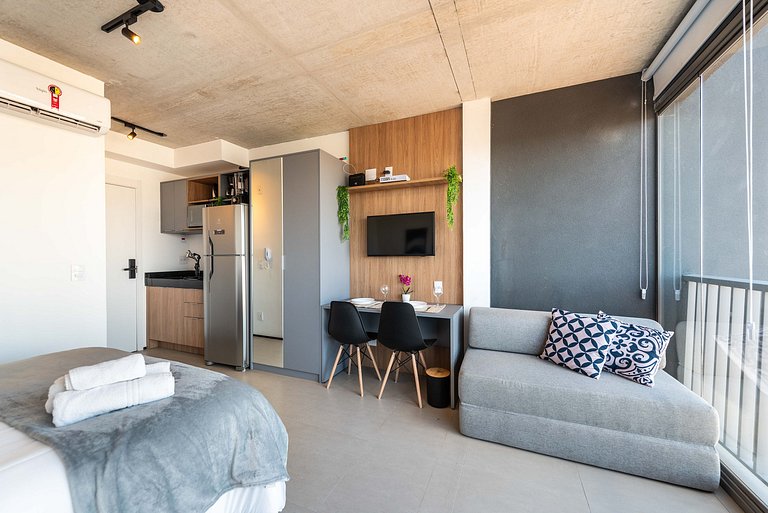 Studio Moderno Bem Localizado e Prox do Metrô