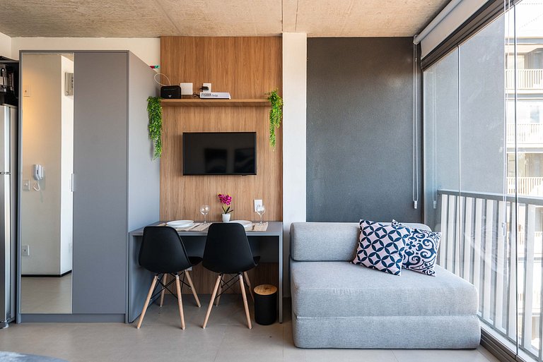 Studio Moderno Bem Localizado e Prox do Metrô