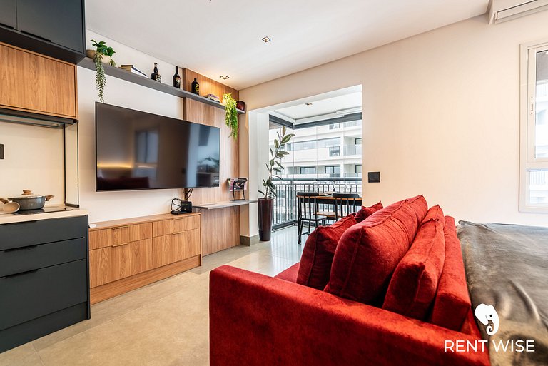 Ap Novinho c/ Sofá-cama Prox. ao Metrô