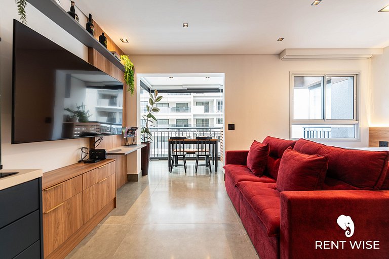 Ap Novinho c/ Sofá-cama Prox. ao Metrô