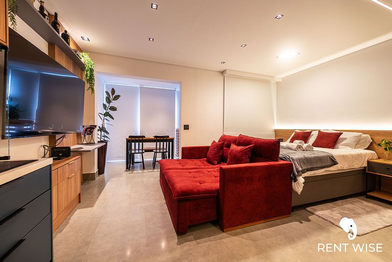 Ap Novinho c/ Sofá-cama Prox. ao Metrô