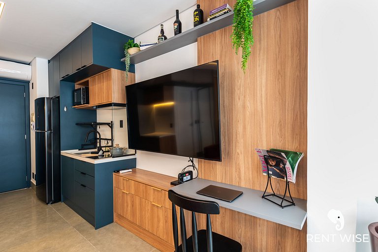 Ap Novinho c/ Sofá-cama Prox. ao Metrô