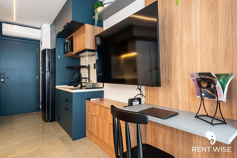 Ap Novinho c/ Sofá-cama Prox. ao Metrô