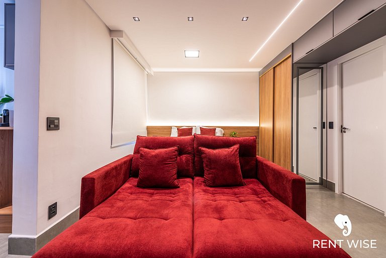 Ap Novinho c/ Sofá-cama Prox. ao Metrô