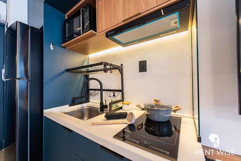 Ap Novinho c/ Sofá-cama Prox. ao Metrô