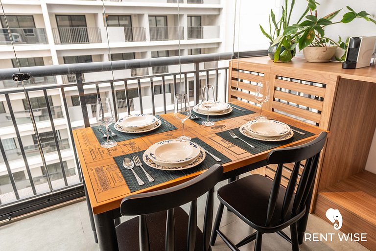 Ap Novinho c/ Sofá-cama Prox. ao Metrô