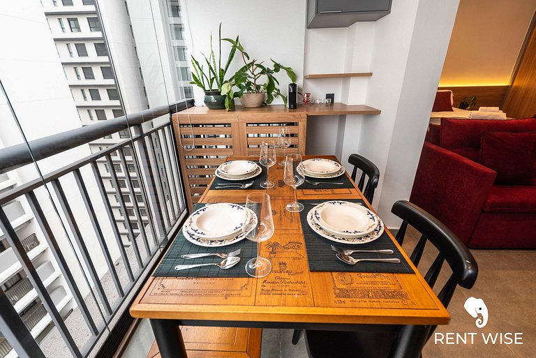 Ap Novinho c/ Sofá-cama Prox. ao Metrô