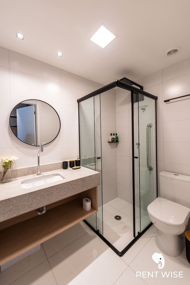 Studio Completo c/ Sofá-Cama e Prox. do Metrô!