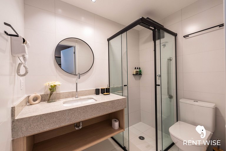 Studio Completo c/ Sofá-Cama e Prox. do Metrô!