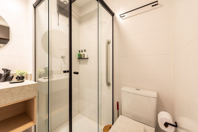 Studio Completo c/ Sofá-Cama e Prox. do Metrô!