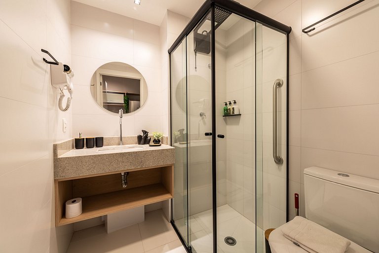 Studio Completo c/ Sofá-Cama e Prox. do Metrô!