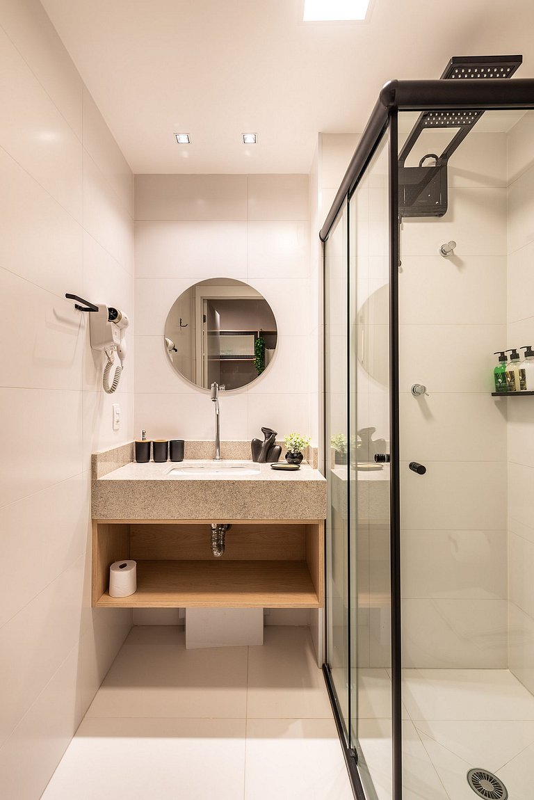 Studio Completo c/ Sofá-Cama e Prox. do Metrô!