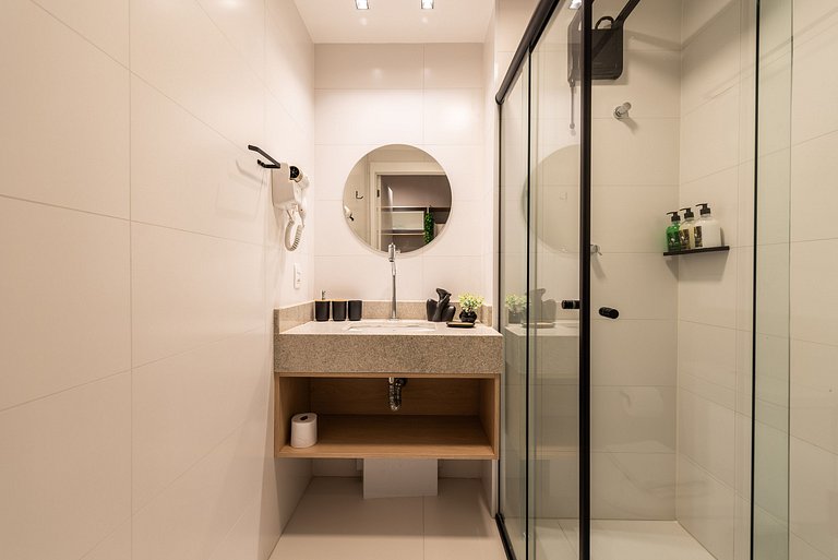 Studio Completo c/ Sofá-Cama e Prox. do Metrô!