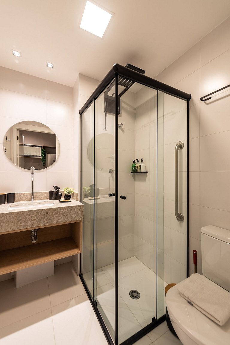 Studio Completo c/ Sofá-Cama e Prox. do Metrô!