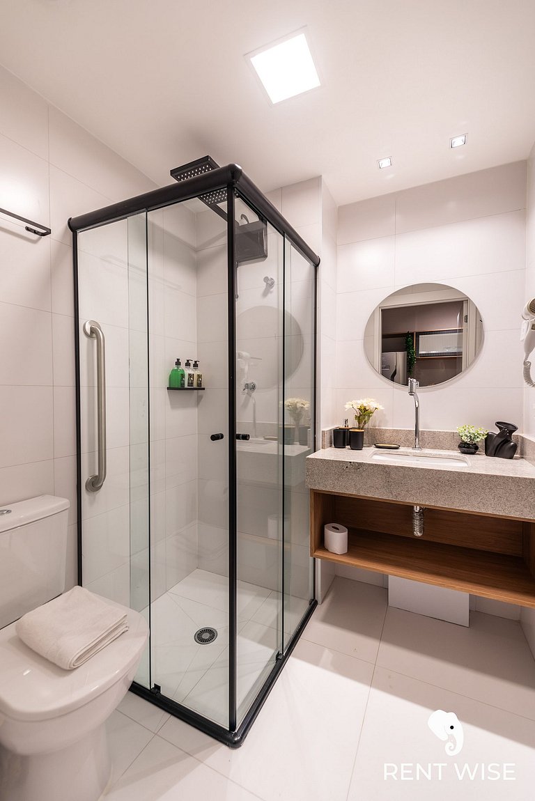 Studio Completo c/ Sofá-Cama e Prox. do Metrô!