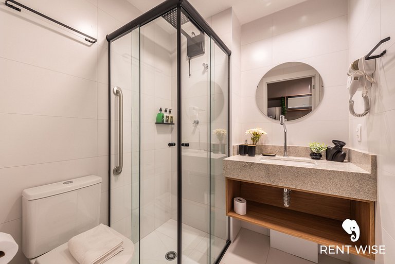 Studio Completo c/ Sofá-Cama e Prox. do Metrô!