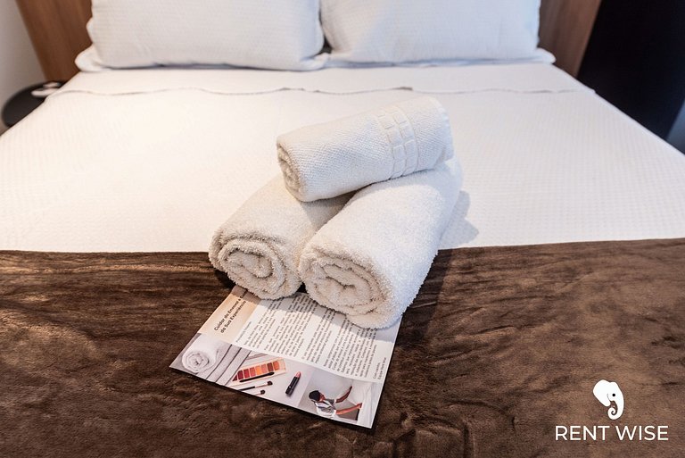 Studio Completo c/ Sofá-Cama e Prox. do Metrô!